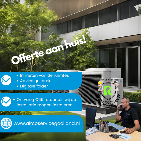 Offerte aan huis door een Specialist