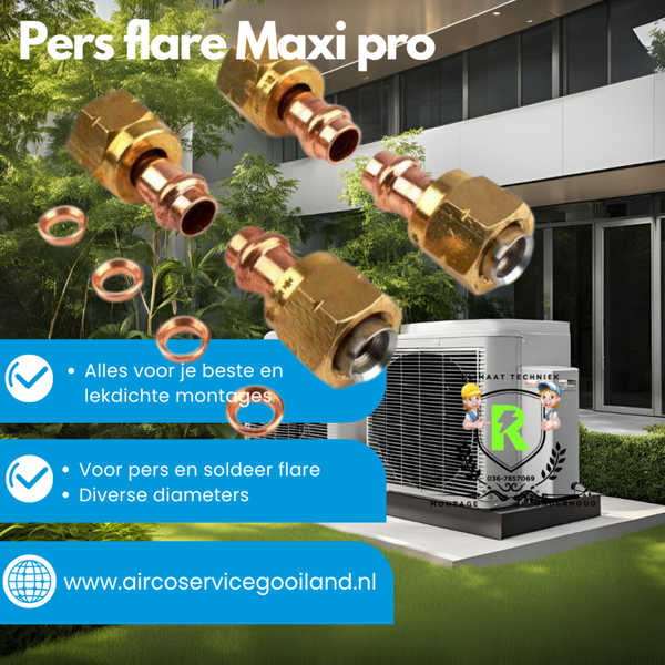 Banninger Maxipro flare perskoppelingen