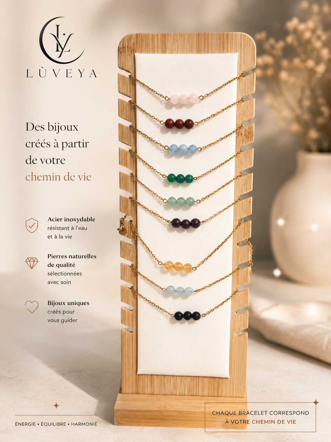 Bracelet chemin de vie