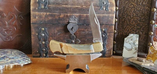 Buck 110 Vista View Owyhee Jasper