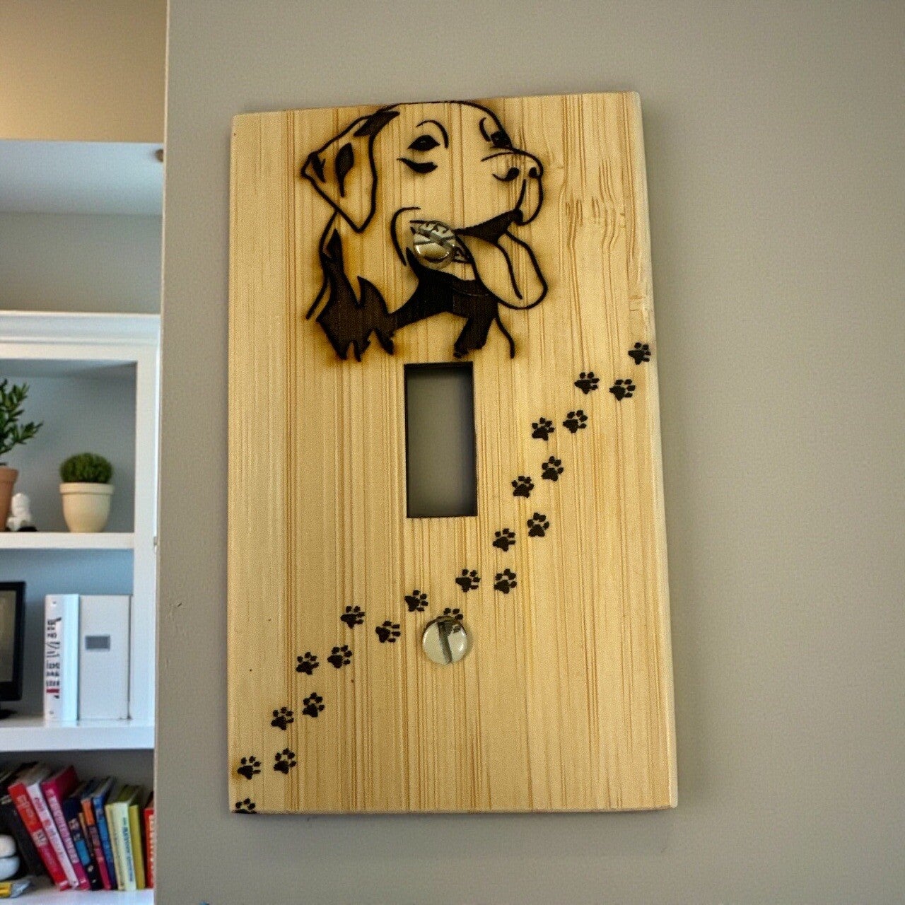 Custom Light Switch Plate #Dog