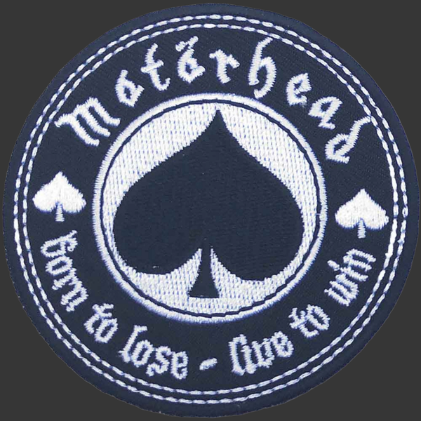 Motorhead Standard Patch: Born to Love, Live to Win (Black)