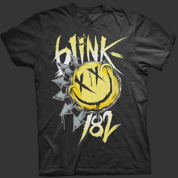 Blink-182 Unisex T-Shirt: Big Smile (Black) - Large