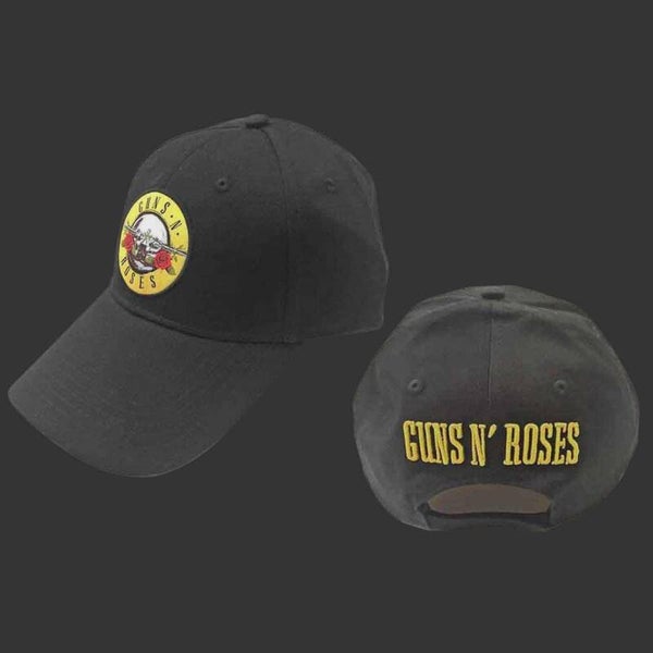 Guns N' Roses Unisex Baseball Cap: Circle Logo (Black)