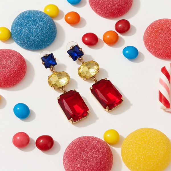 Candy Stack Dangle Earrings