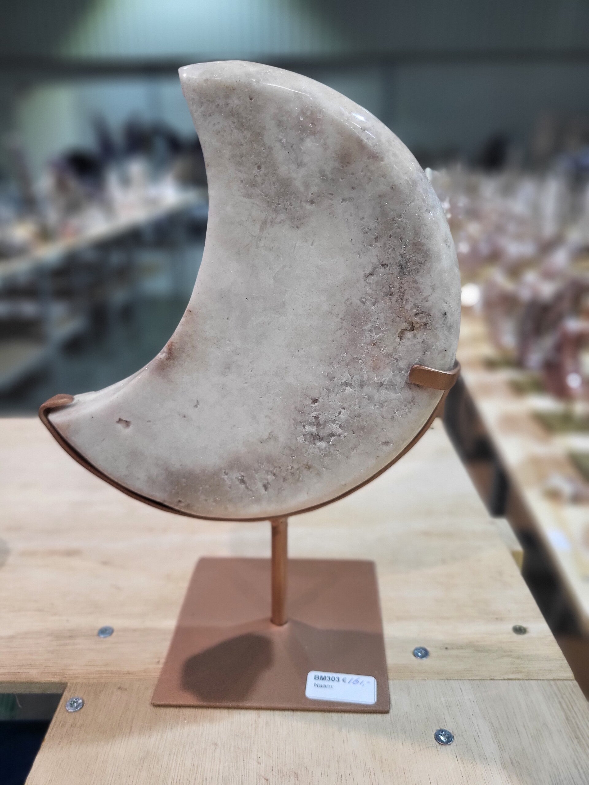 Roze amethist maan WBA10