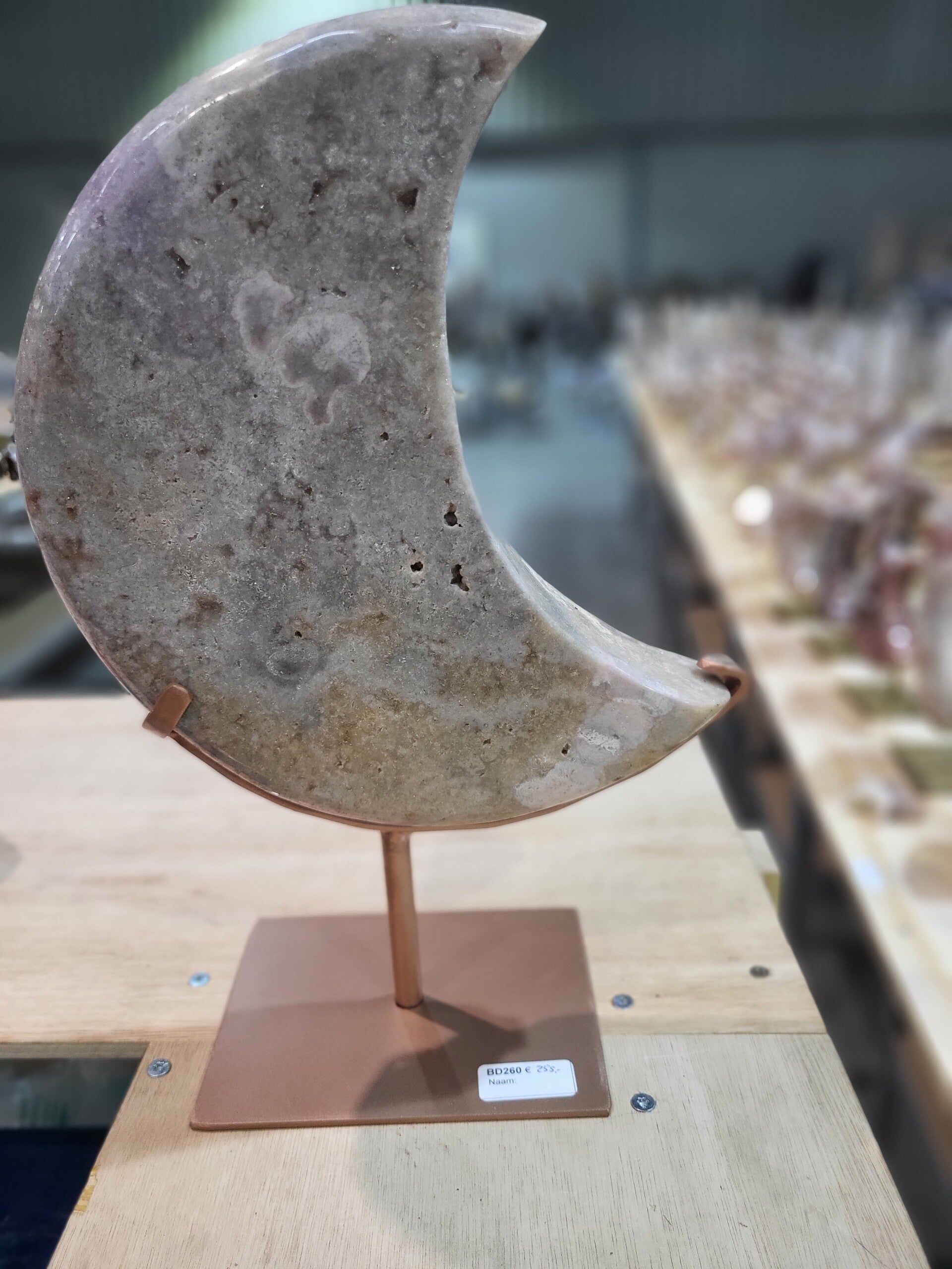 Roze amethist maan WBA8