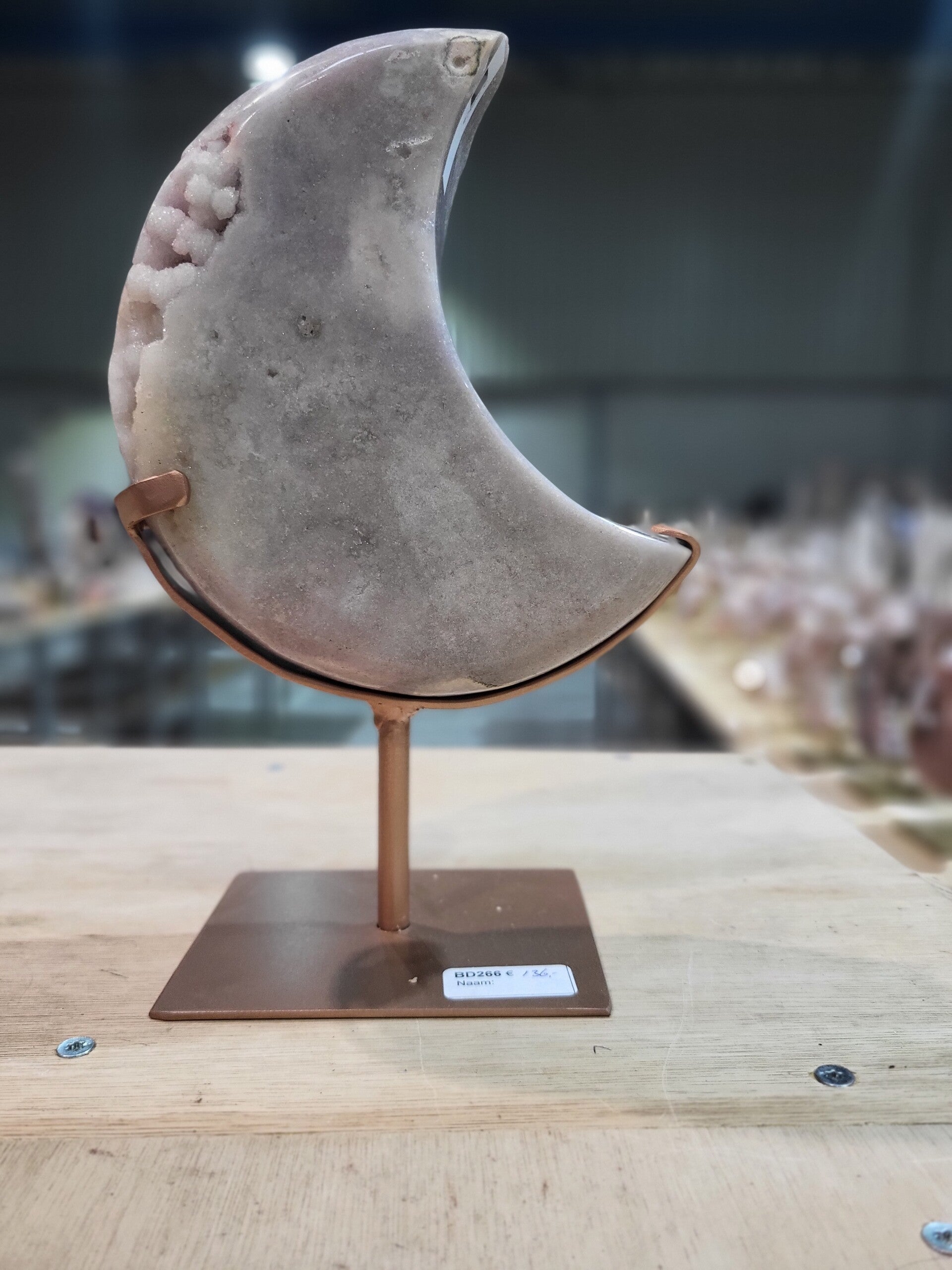 Roze amethist maan WBA12