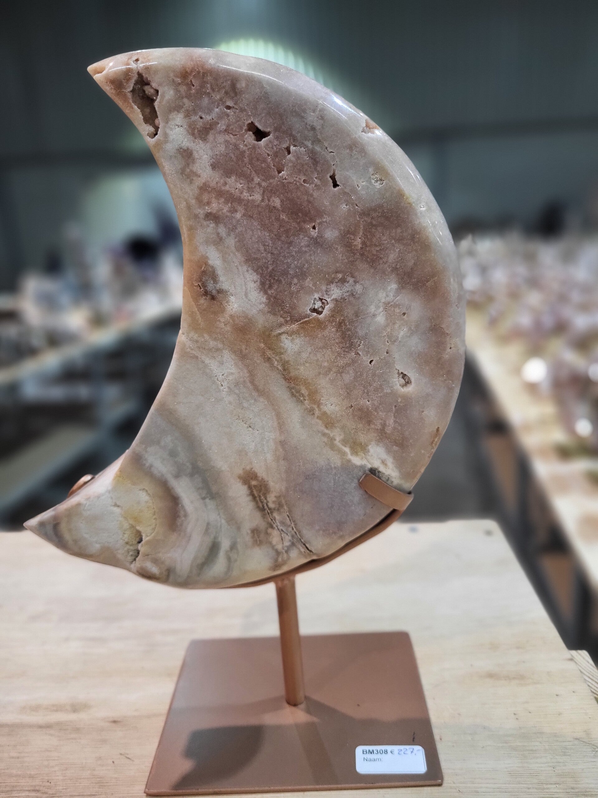 Roze amethist maan WBA11