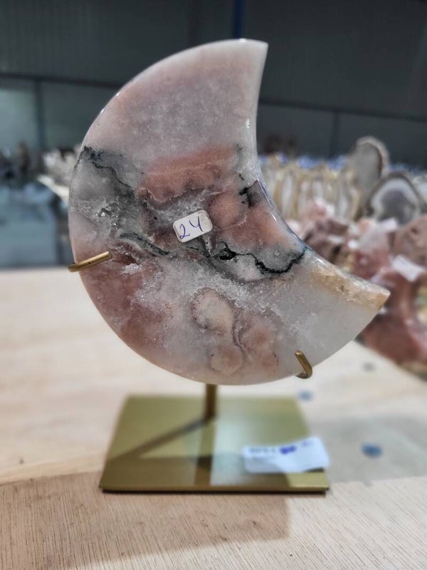 Roze amethist maan WBA14