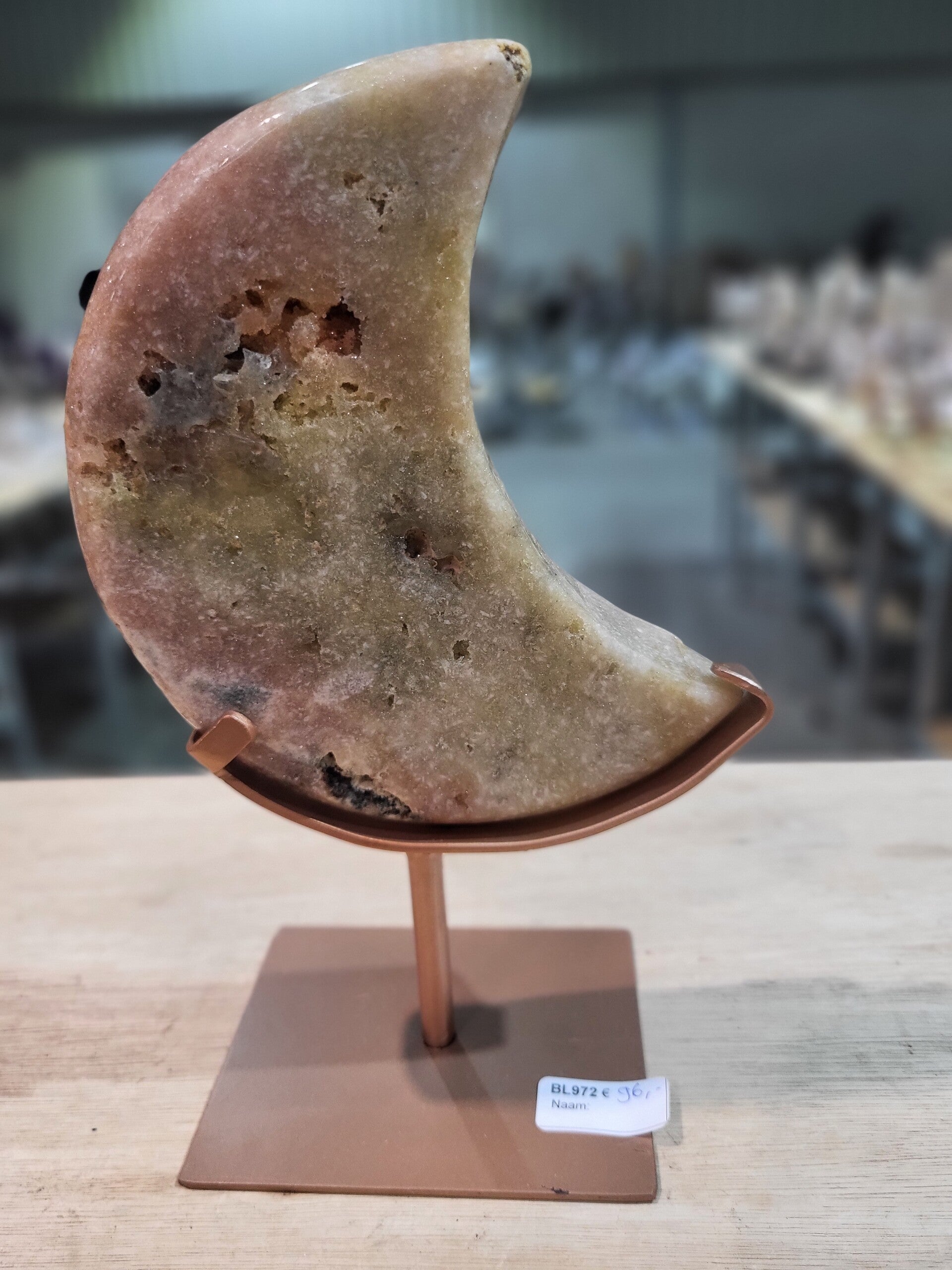 Roze amethist maan WBA7