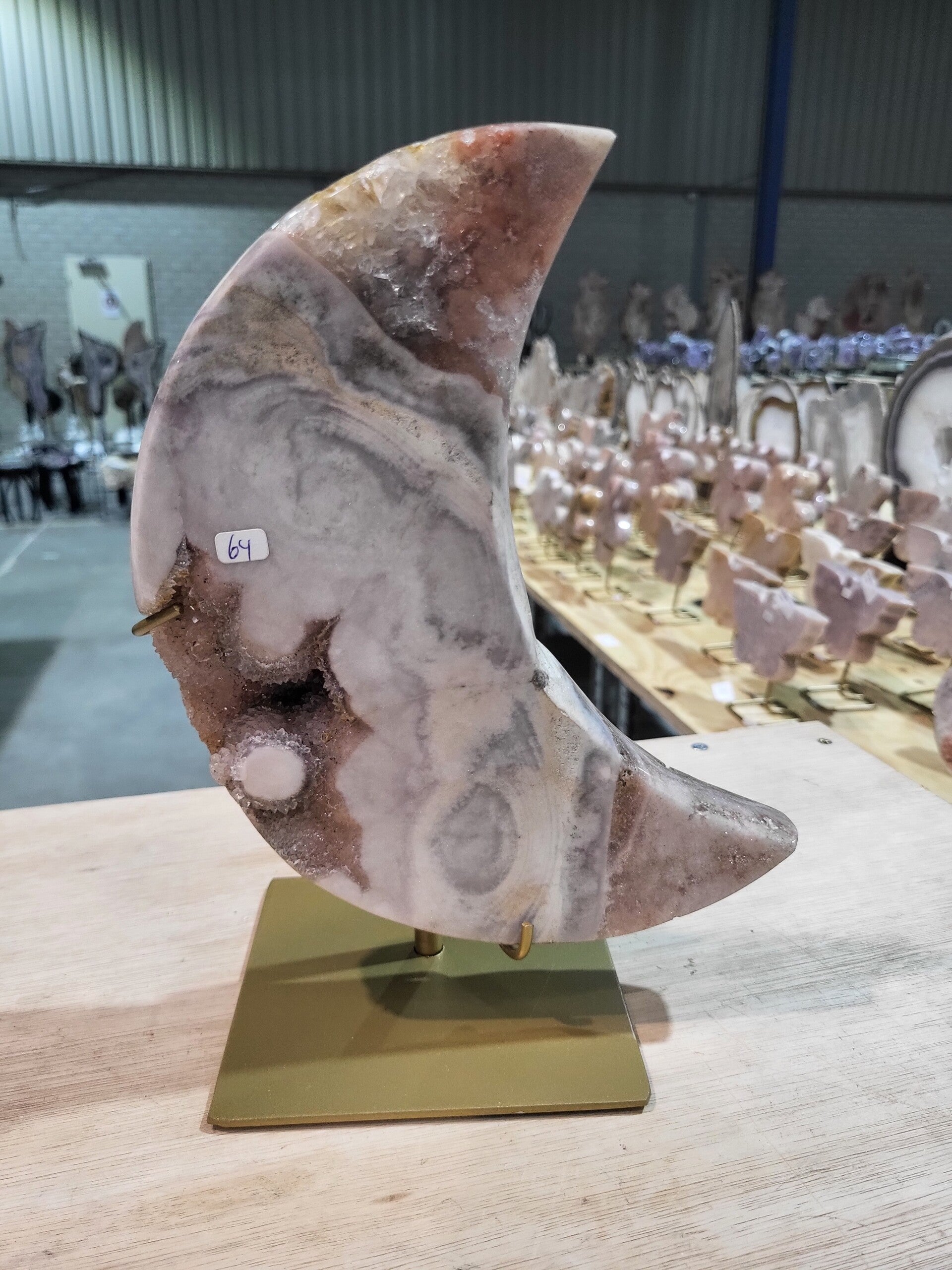 Roze amethist maan WBA28