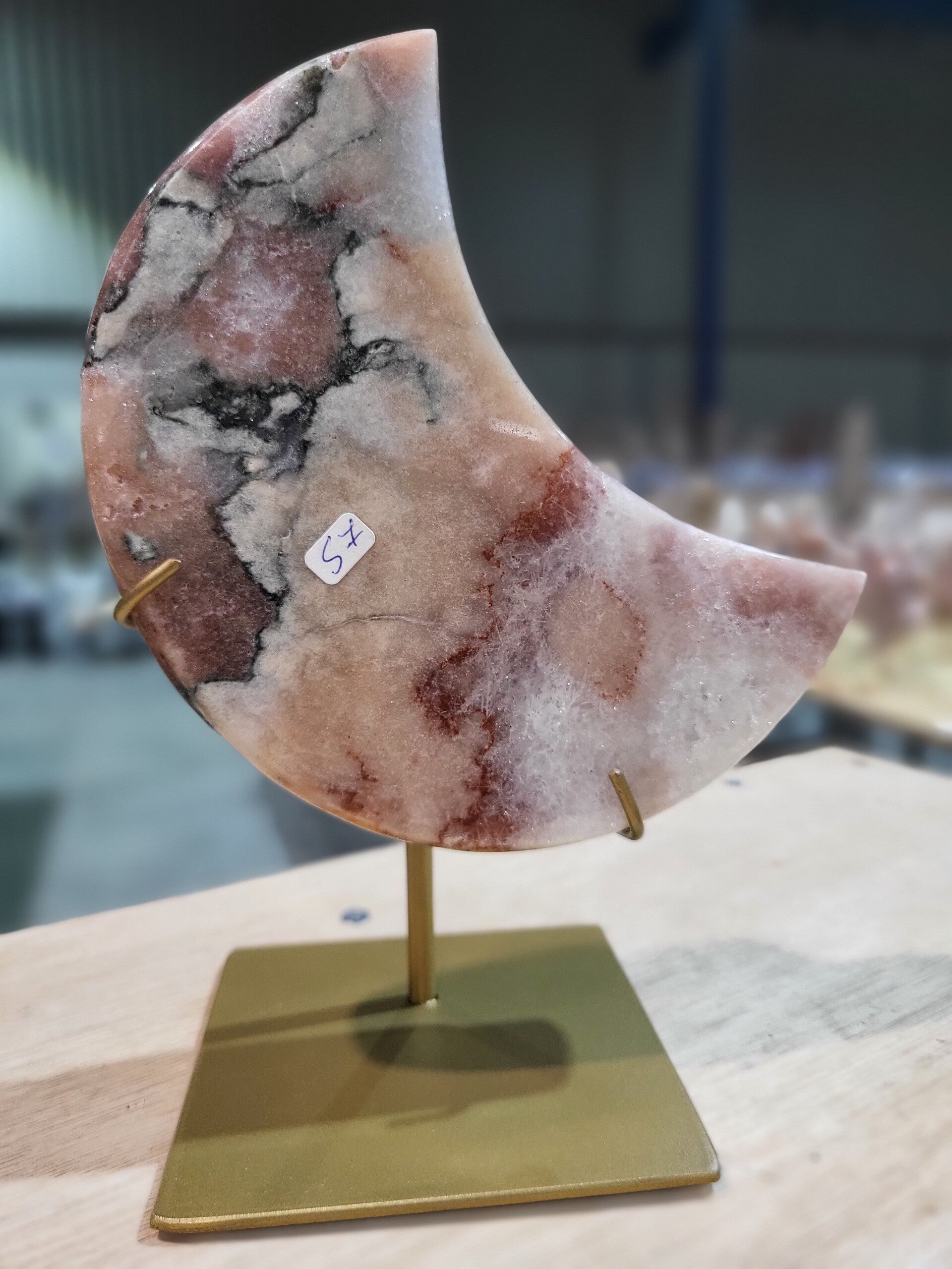 Roze amethist maan WBA30