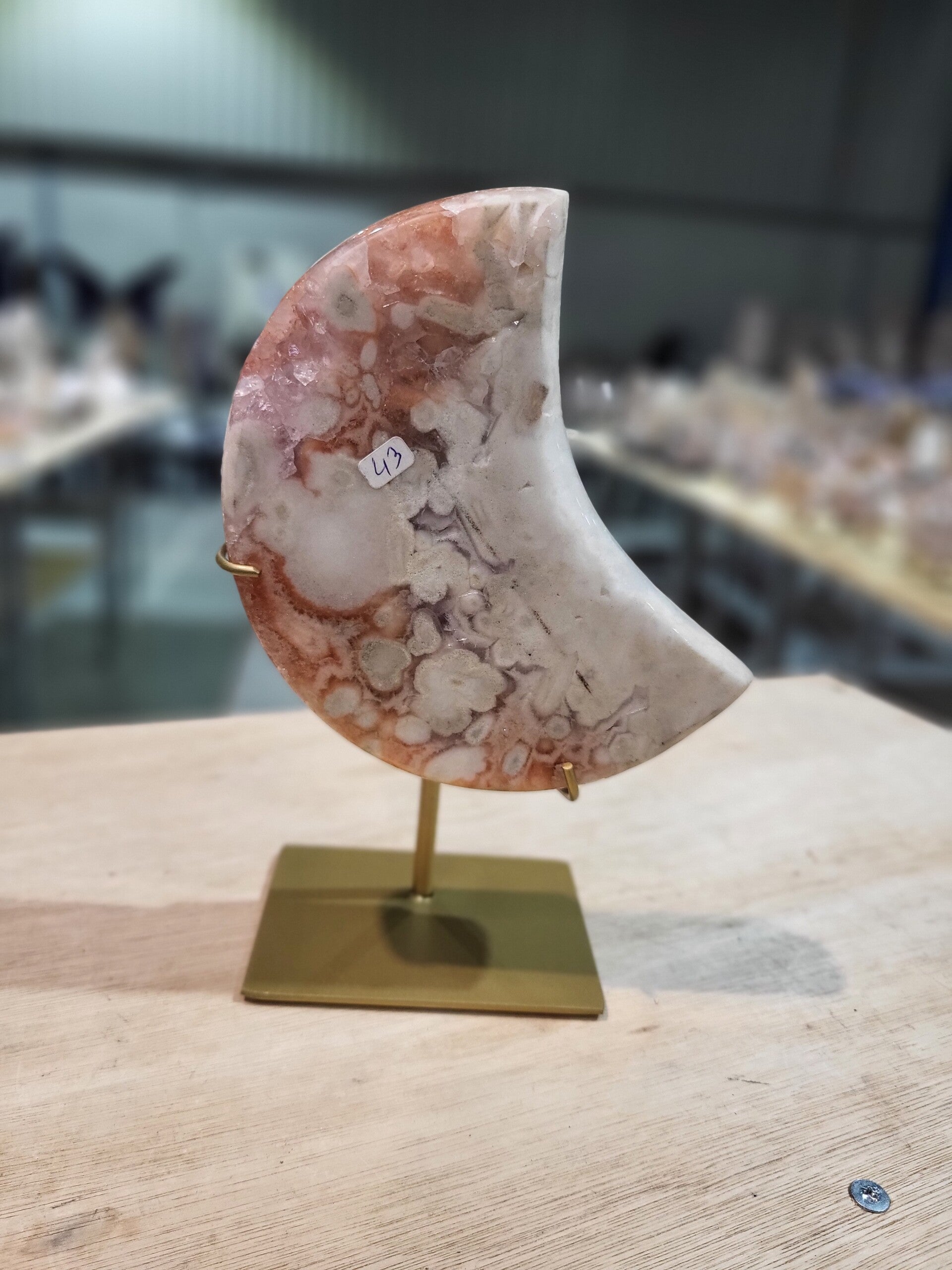 Roze amethist maan WBA36