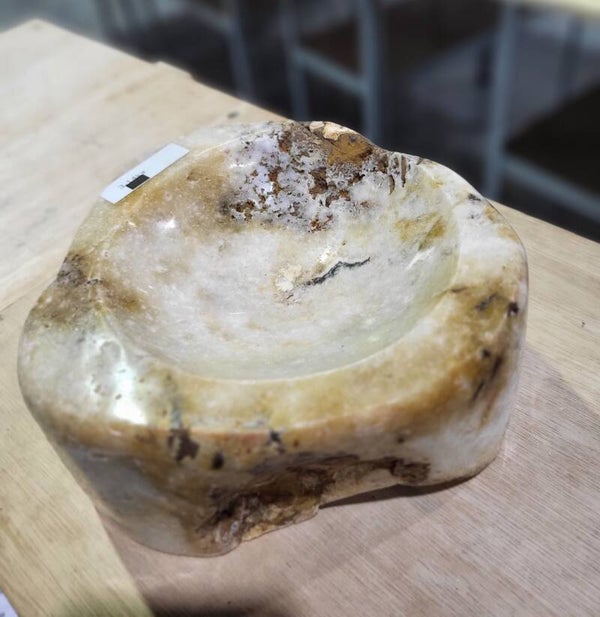 Roze amethist schaal WBA214