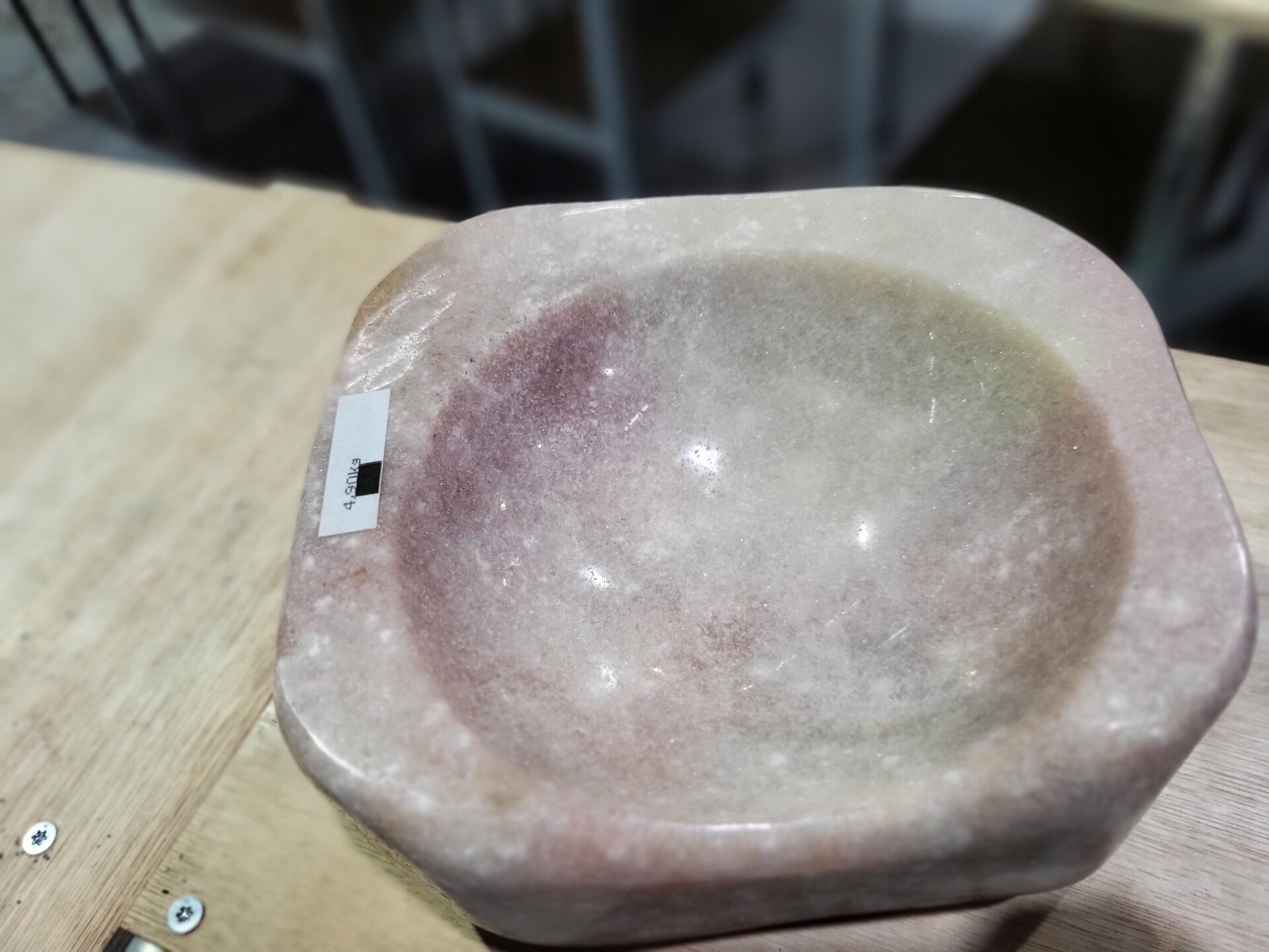 Roze amethist schaal WBA218