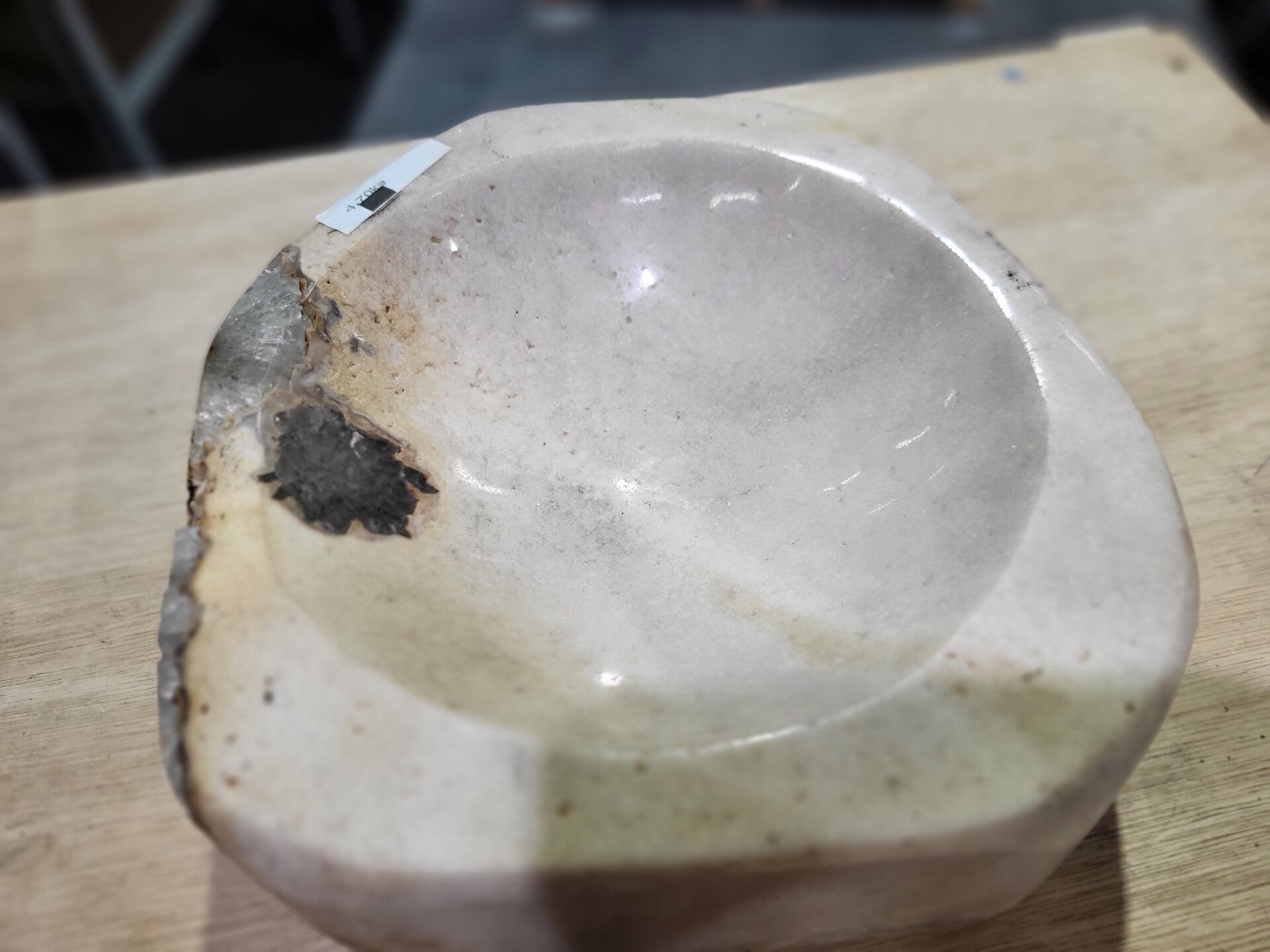 Roze amethist schaal WBA219