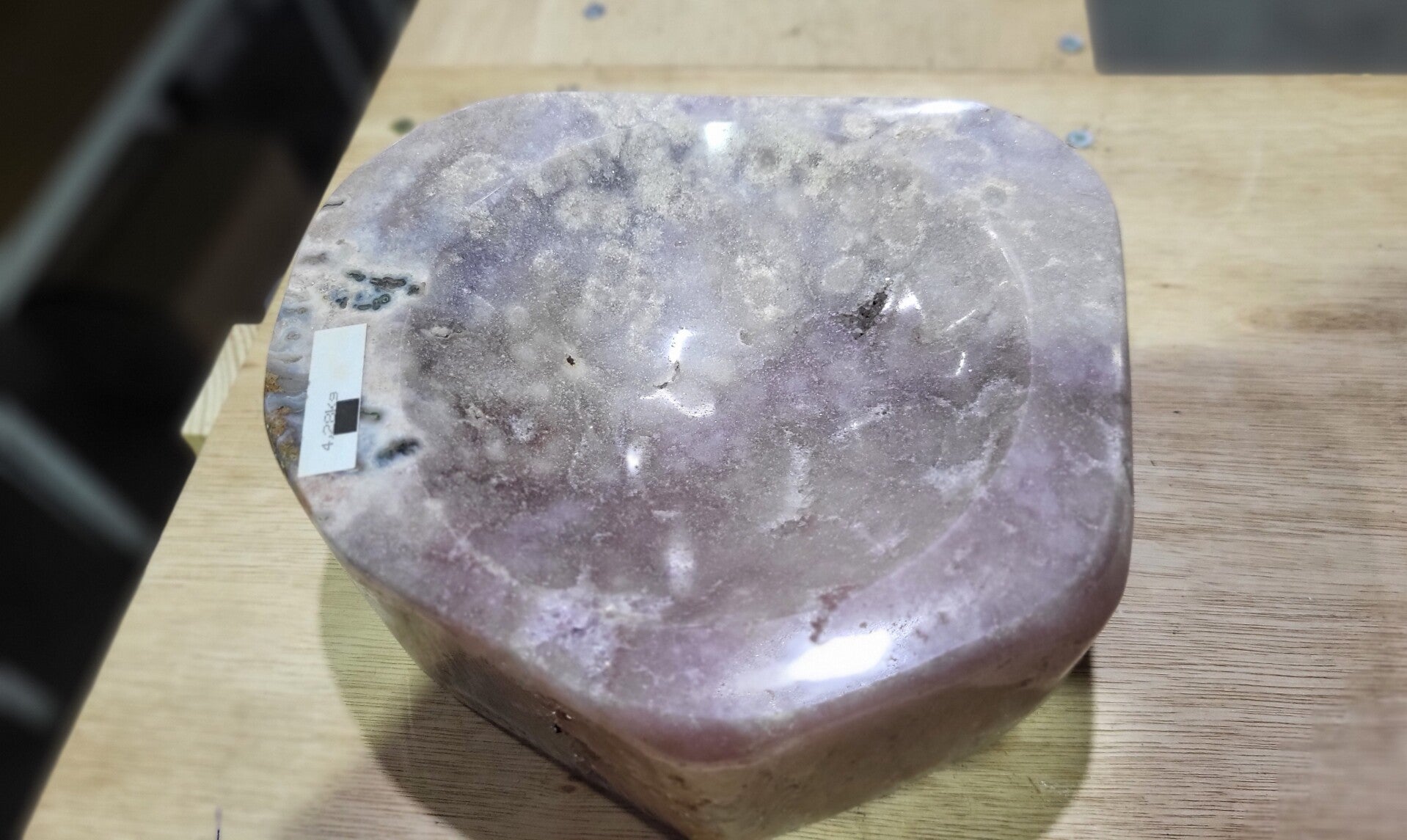 Roze amethist schaal WBA222