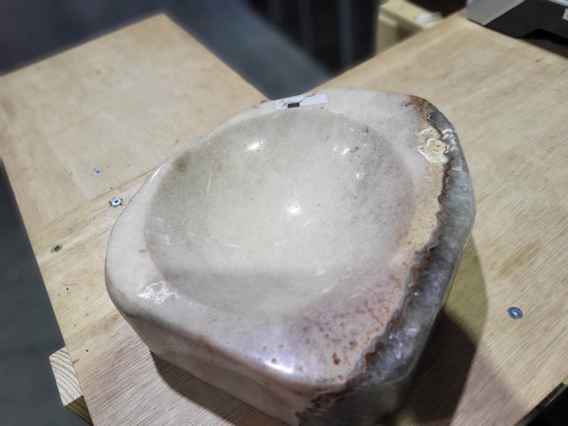 Roze amethist schaal WBA226