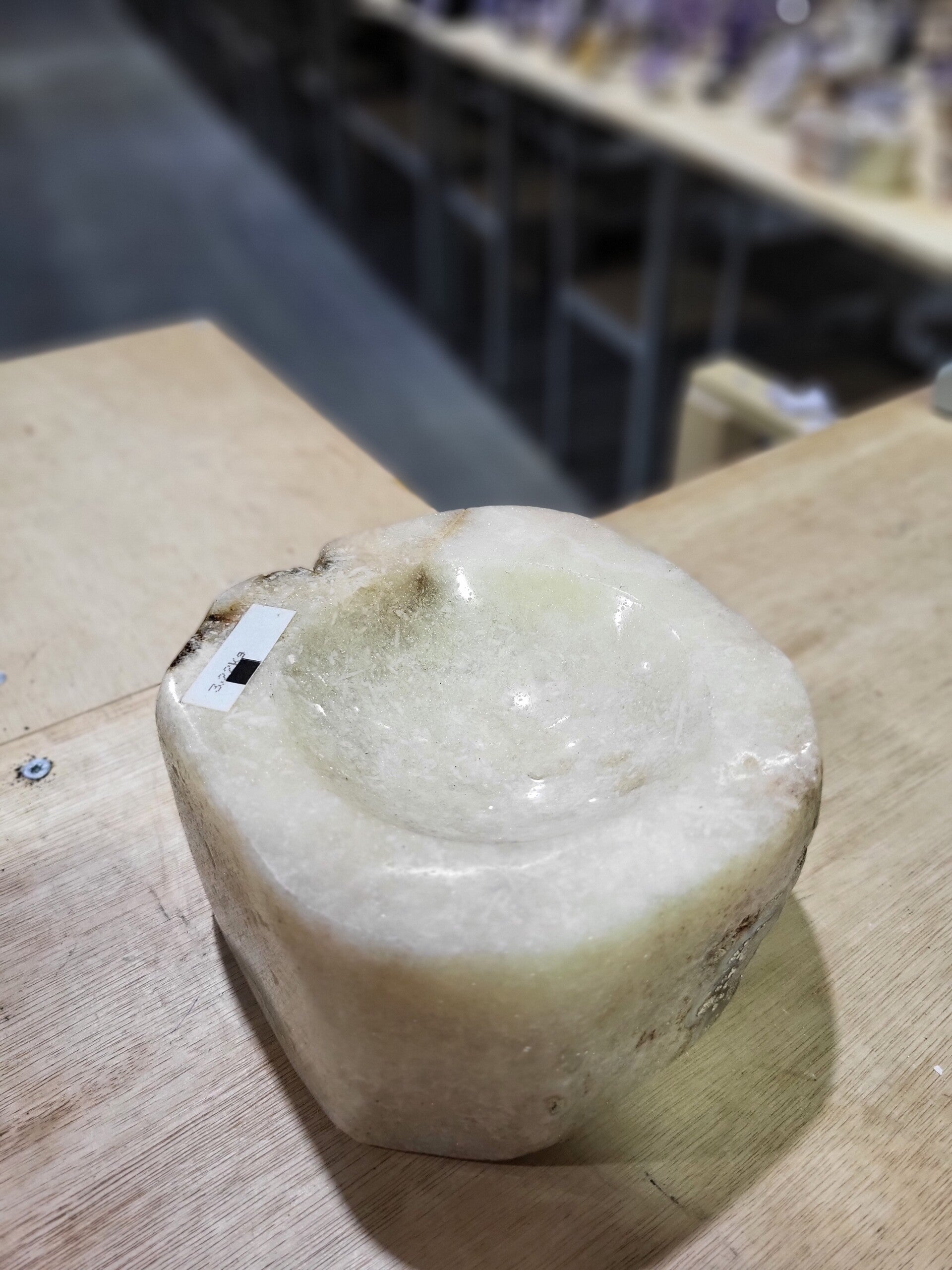 Roze amethist schaal WBA233