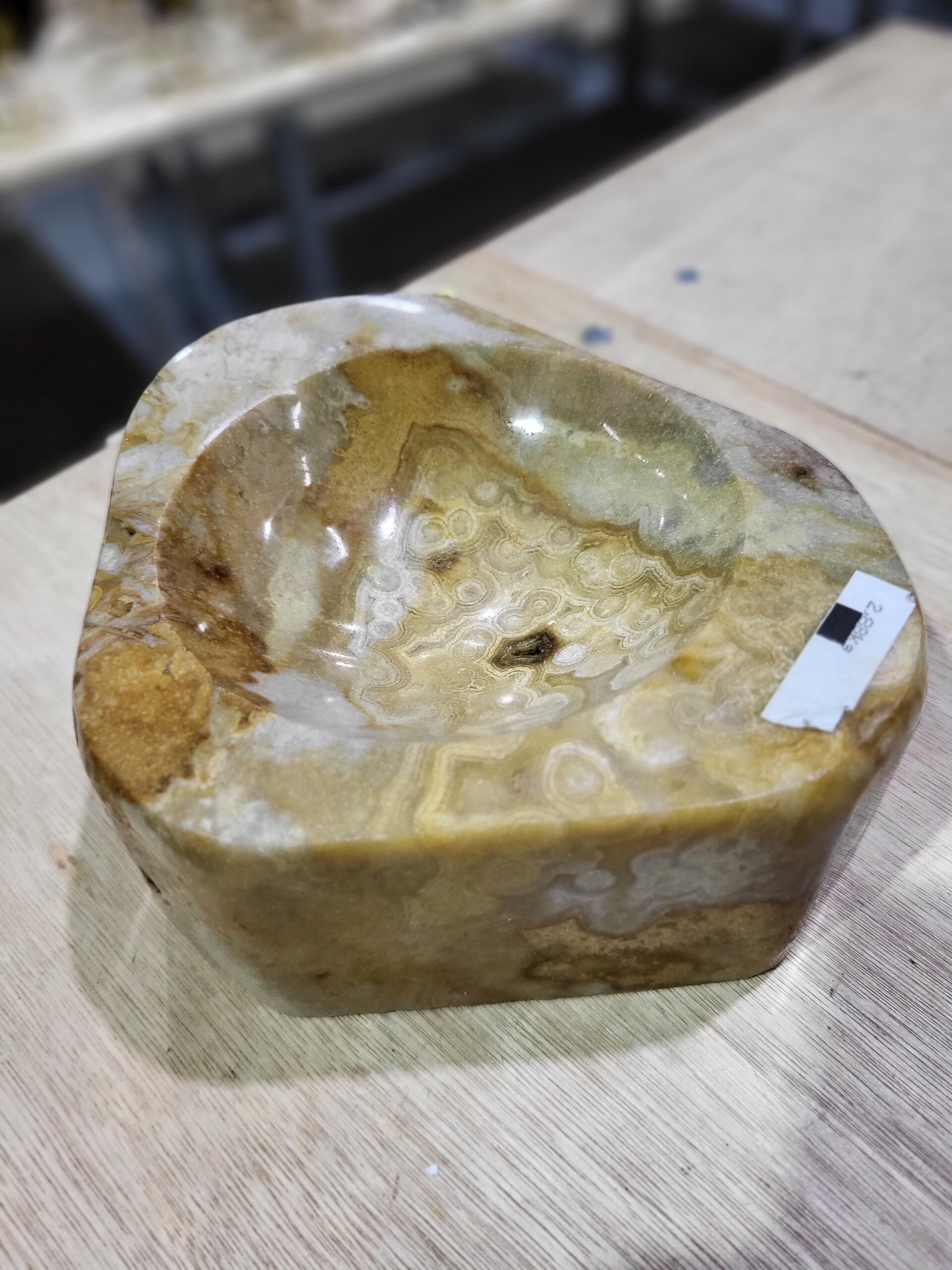 Roze amethist schaal WBA236