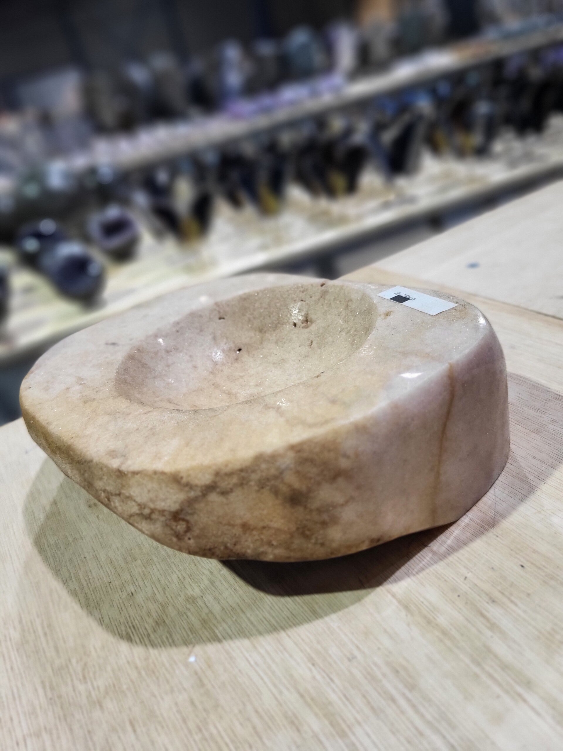 Roze amethist schaal WBA241