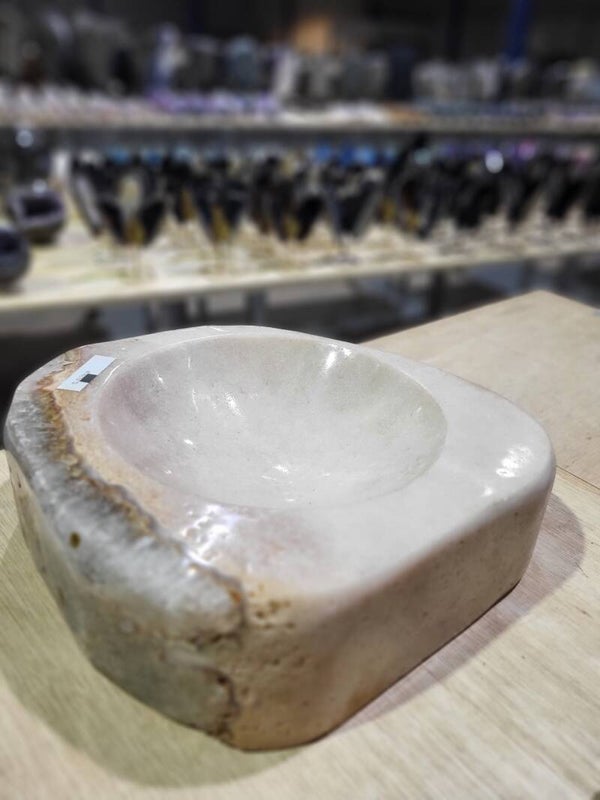 Roze amethist schaal WBA250