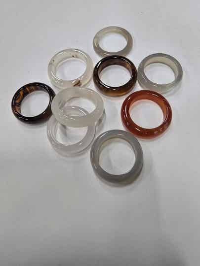 Agaat Bol Ring Houder