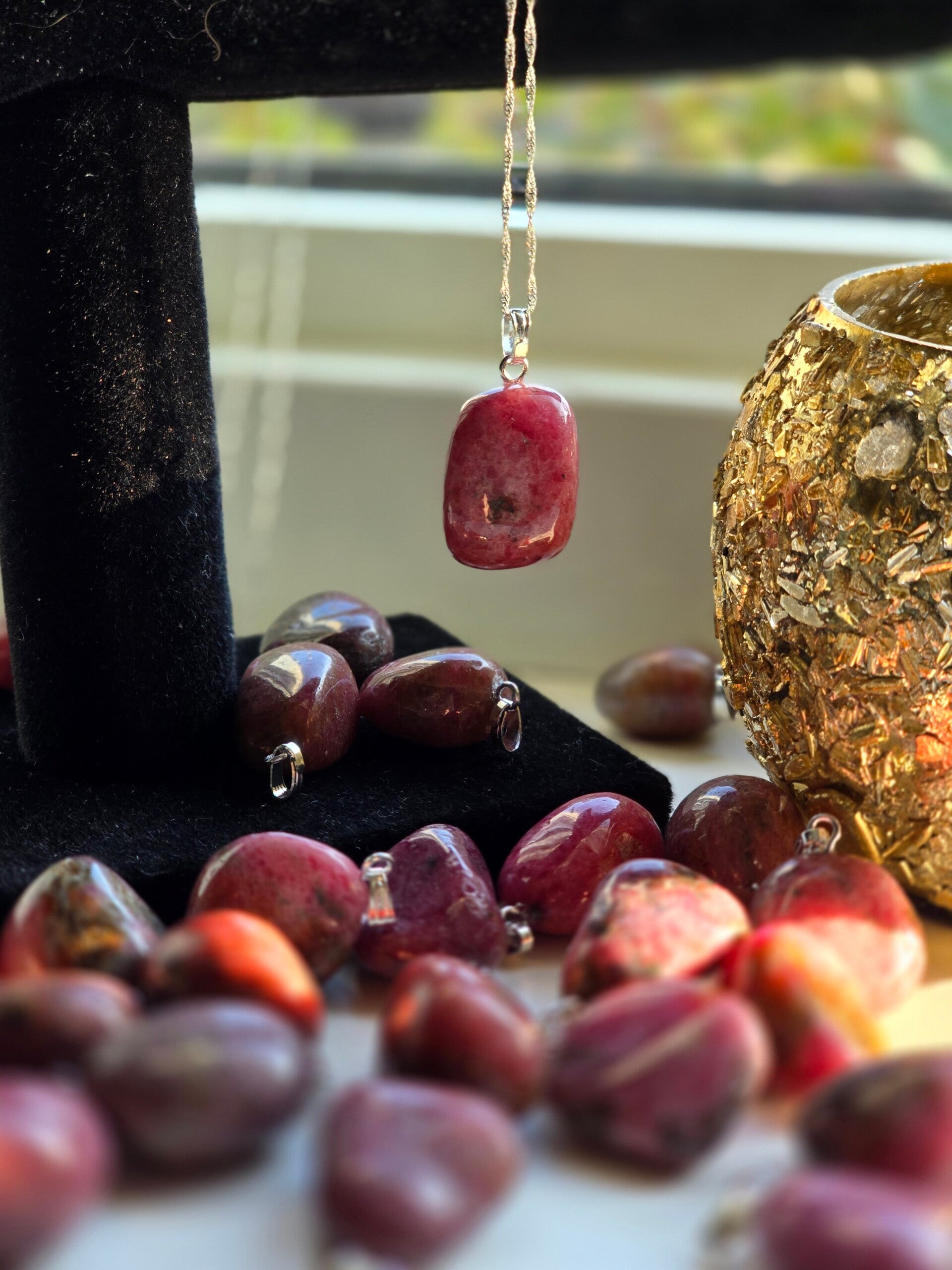 Rhodoniet Ketting Hanger