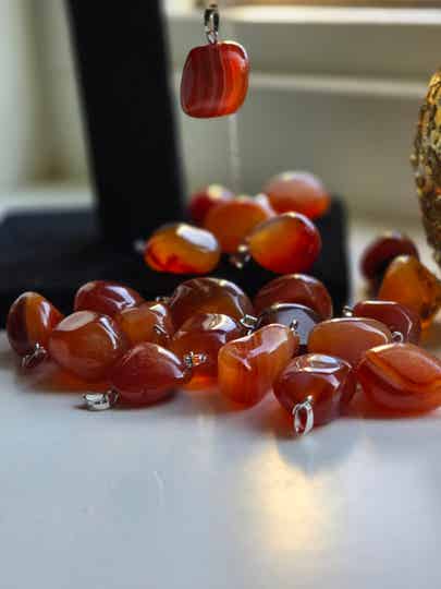 Carneool Ketting Hanger