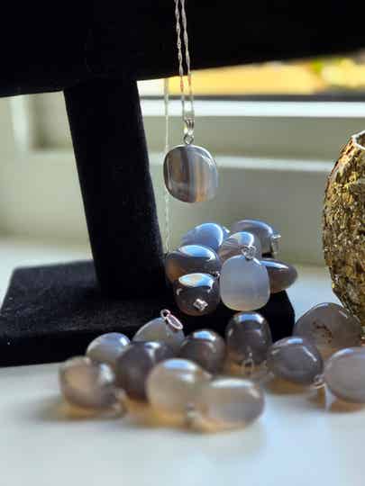 Agaat Ketting Hanger