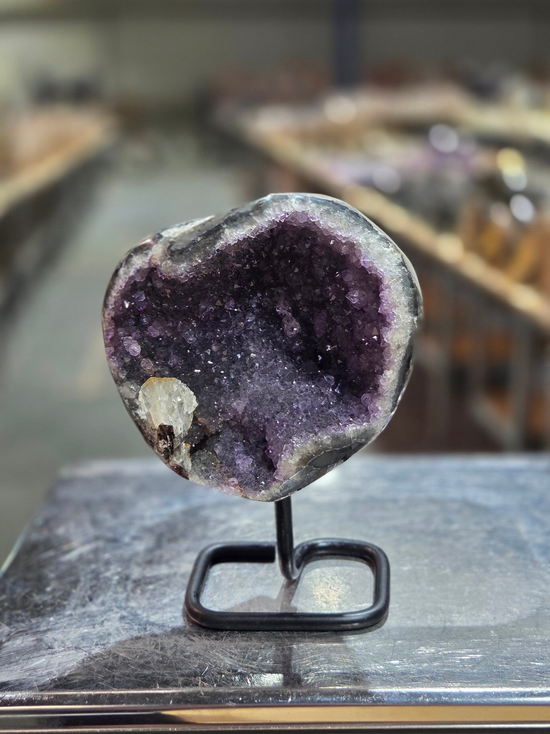 BF33 Amethist op Standaard