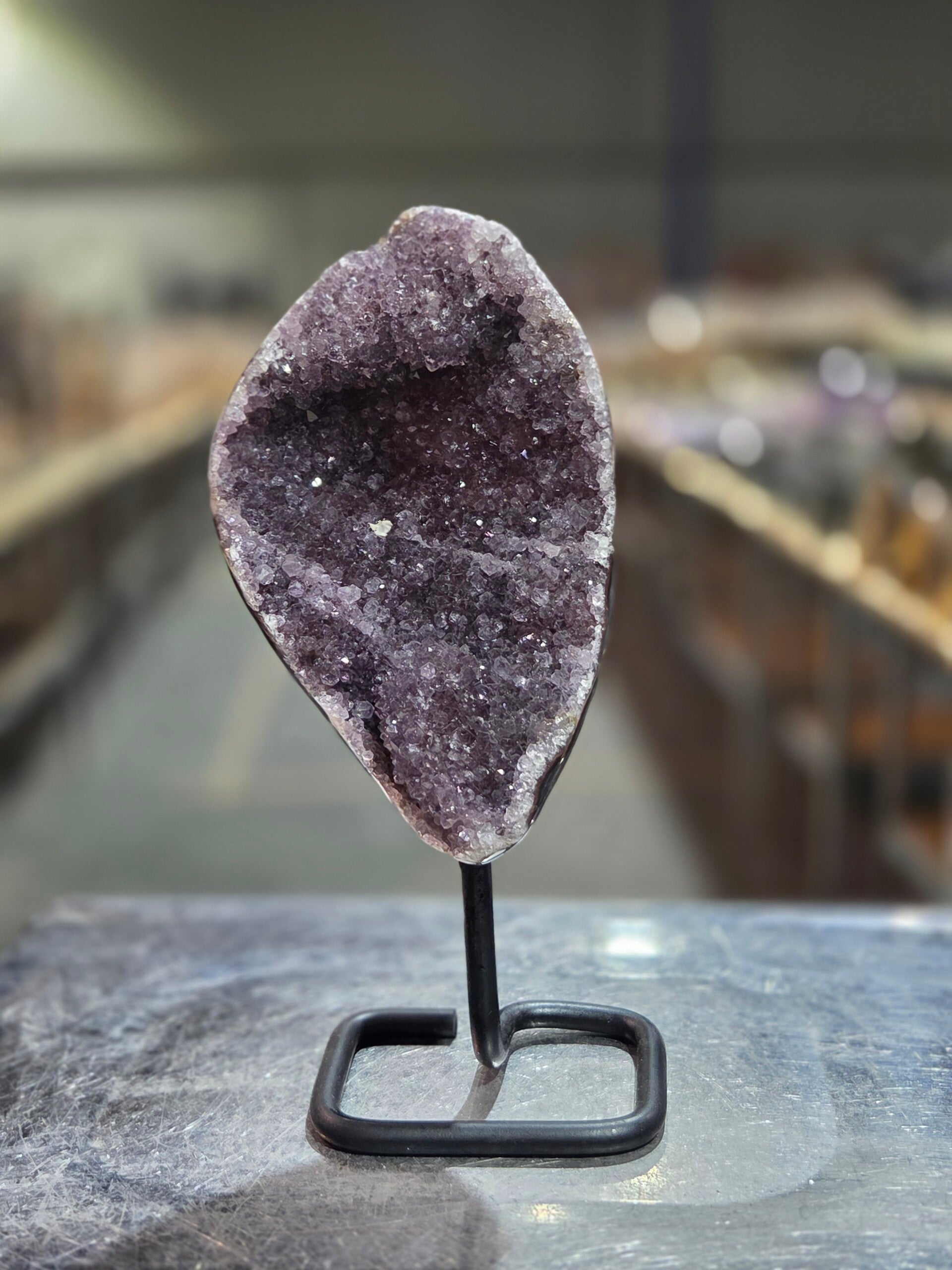 BF34 Amethist op Standaard