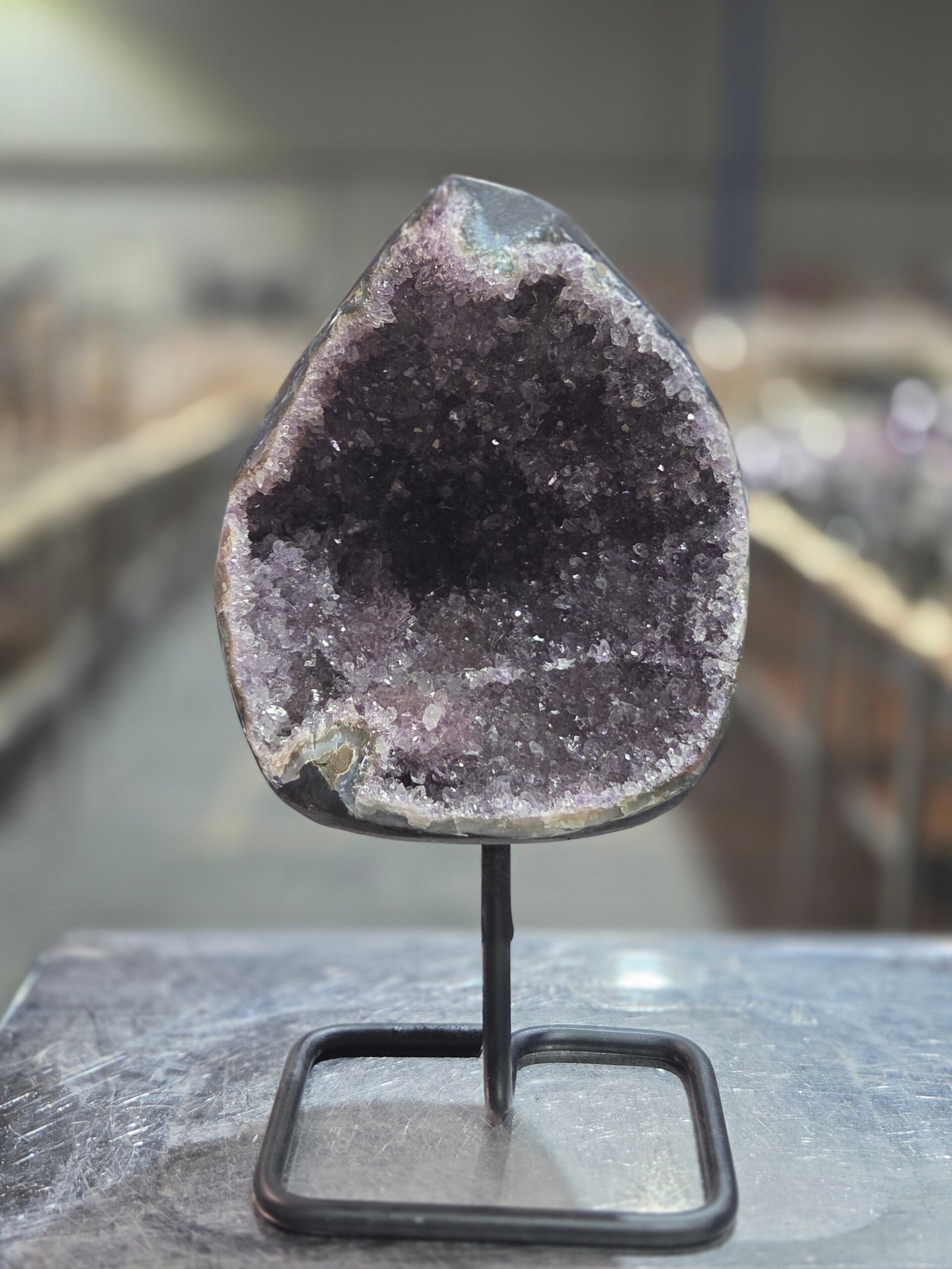 BF37 Amethist op Standaard