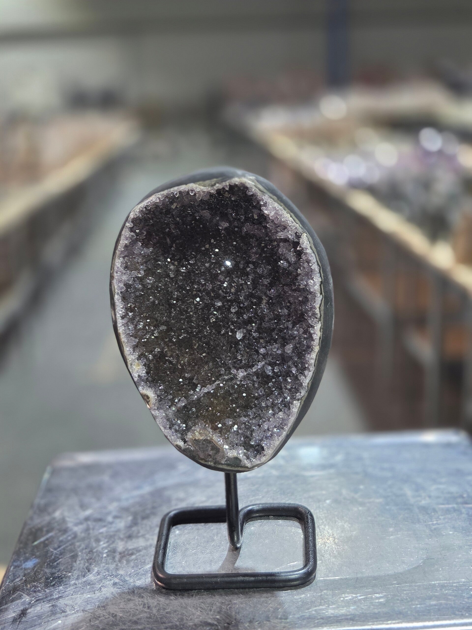 BF40 Amethist op Standaard