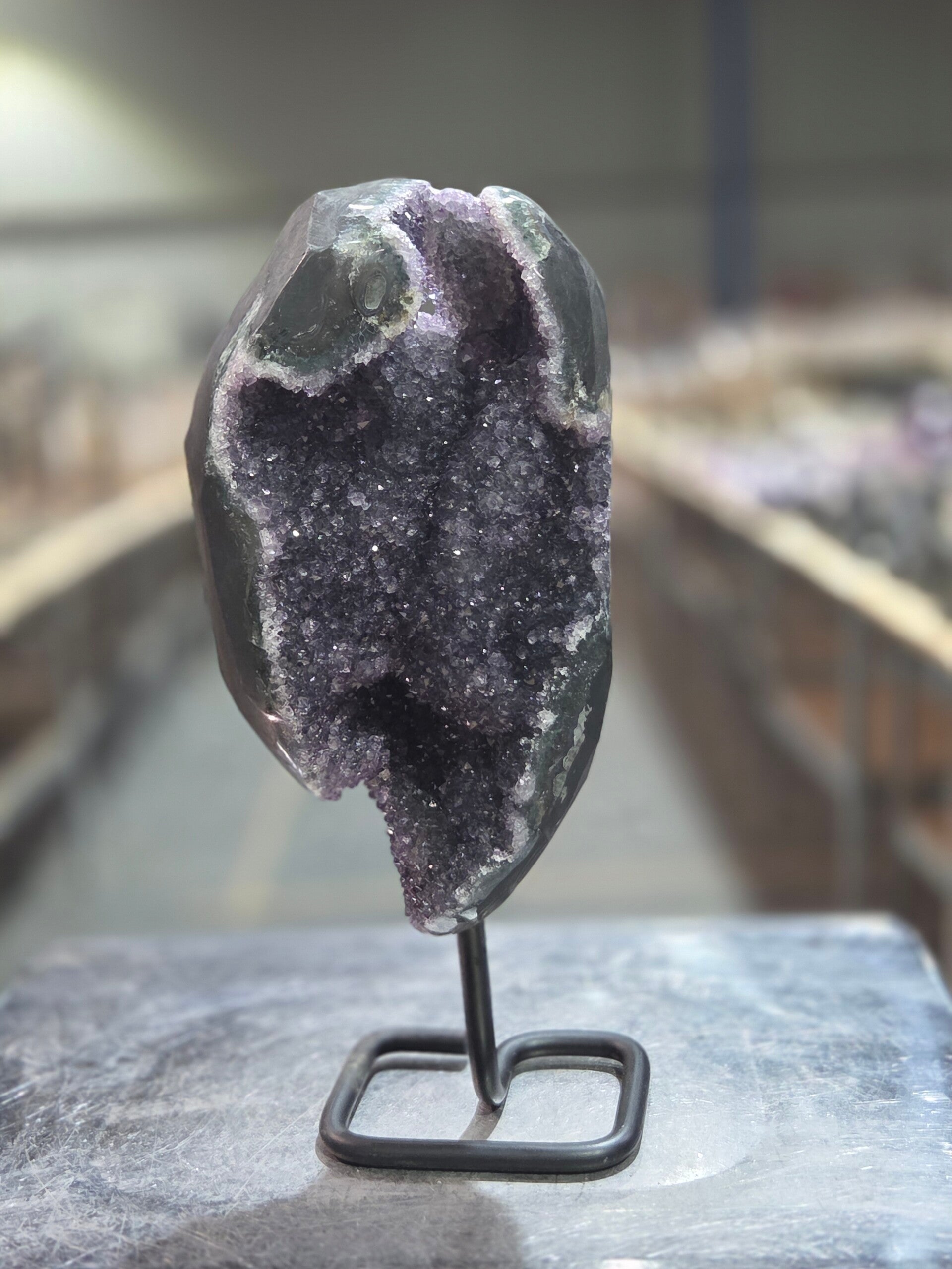 BF42 Amethist op Standaard