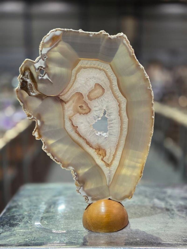 BF188 Agaatschijf in Houder