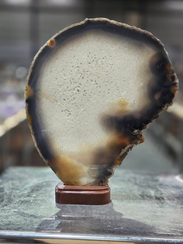 BF199 Agaatschijf in Houder