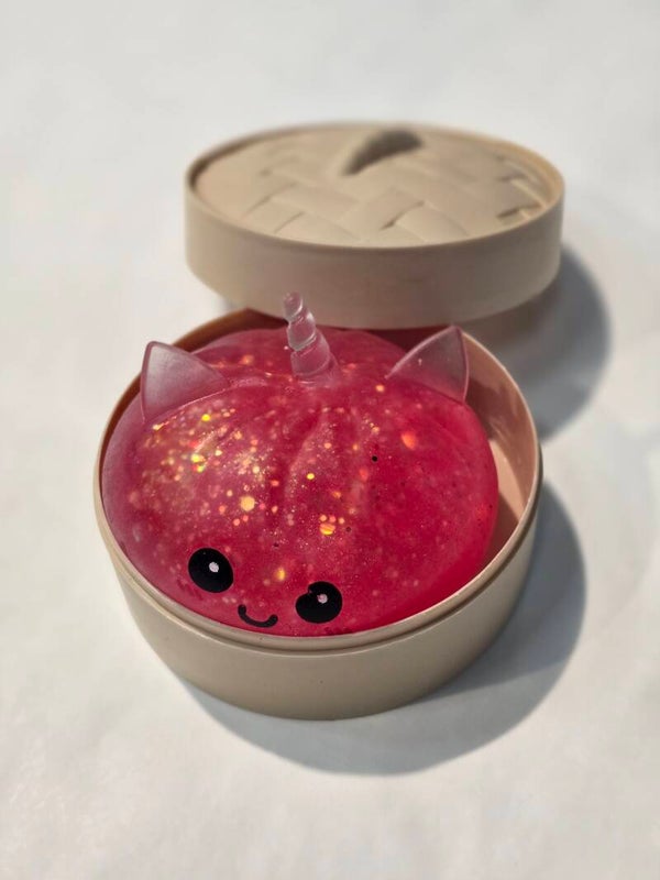 Squishy - Dumpling Bun Rainbow Mystery Glitter Unicorn