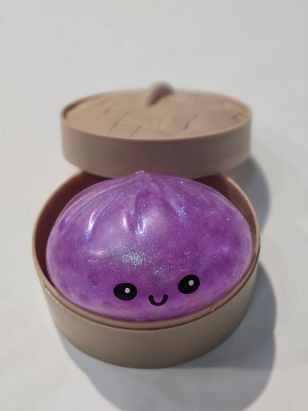 Squishy - Dumpling Bun Rainbow Mystery Balls Glitter