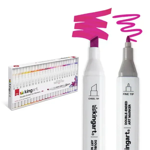Kingart - Acohol markers - 48 stuks