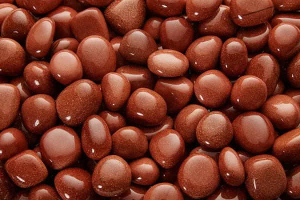 Trommelstenen - Goudsteen Rood