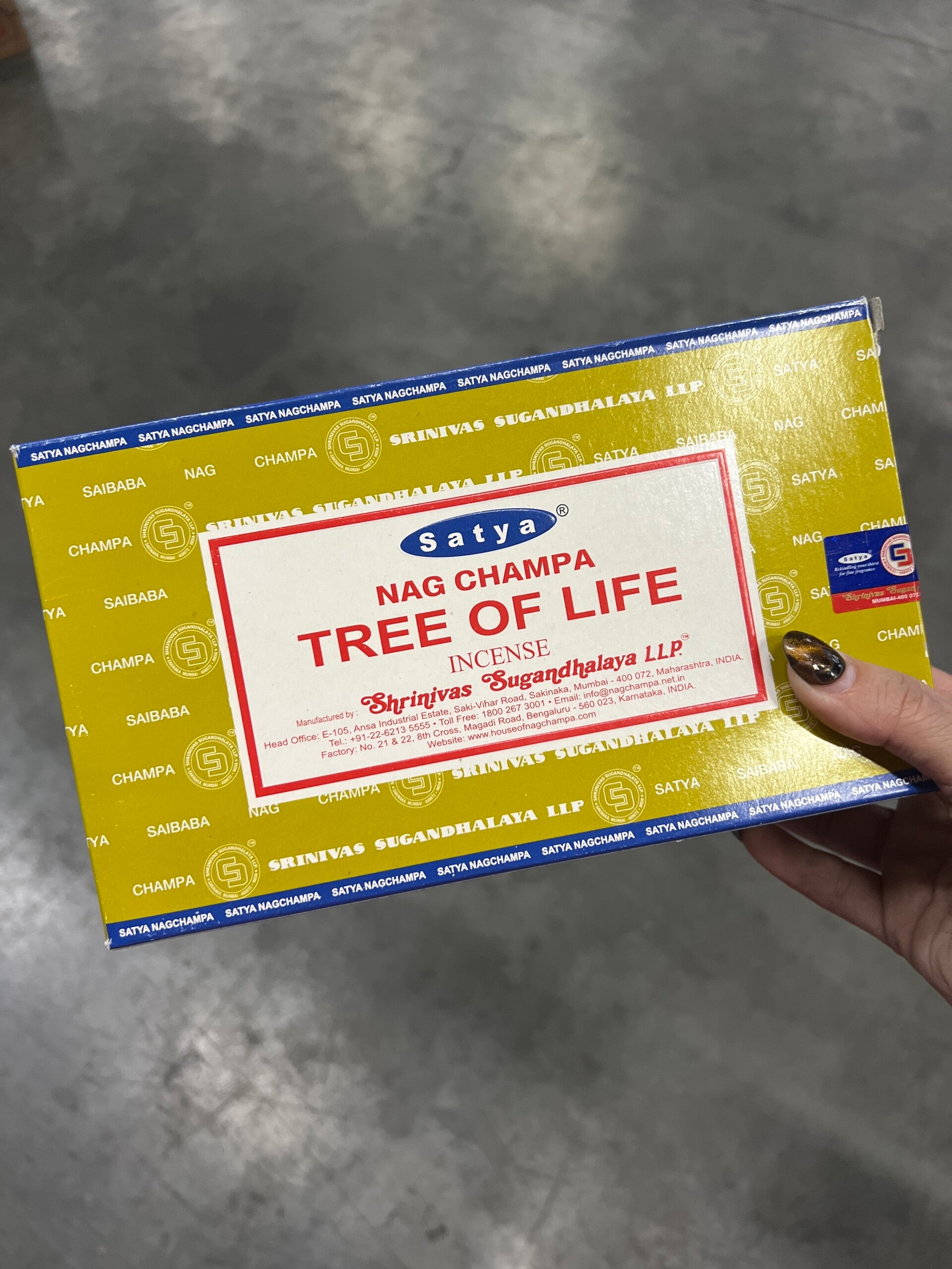 Satya wierook tree of life