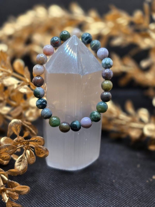 Oceaan Jaspis Armband 8mm