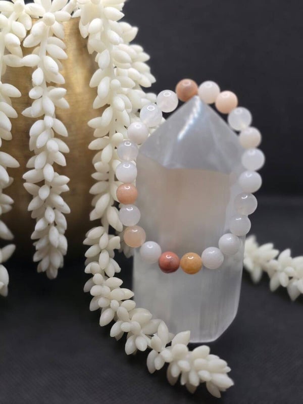 Roze Aventurijn Armband 8mm