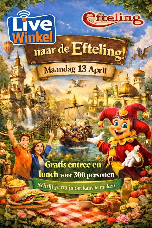 Efteling Loting 13 Aprl 2026! KOOP HIER JE LOOTJE