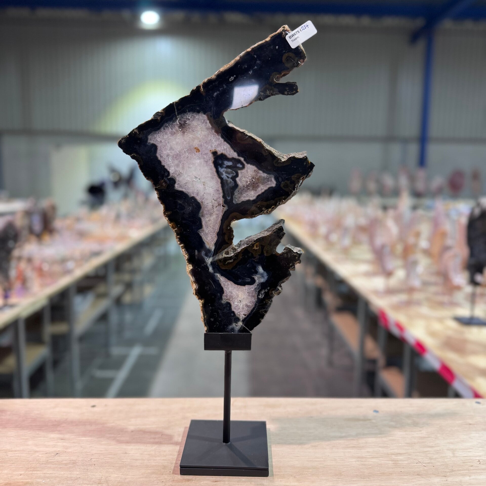 Agaat in houder WBA106