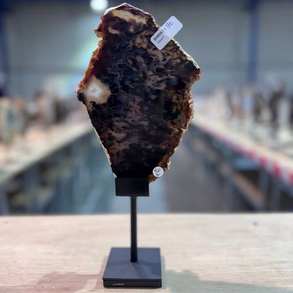 Agaat in houder WBA86