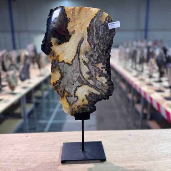 Agaat in houder WBA82