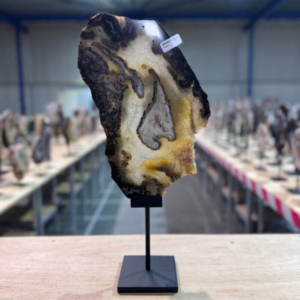 Agaat in houder WBA75